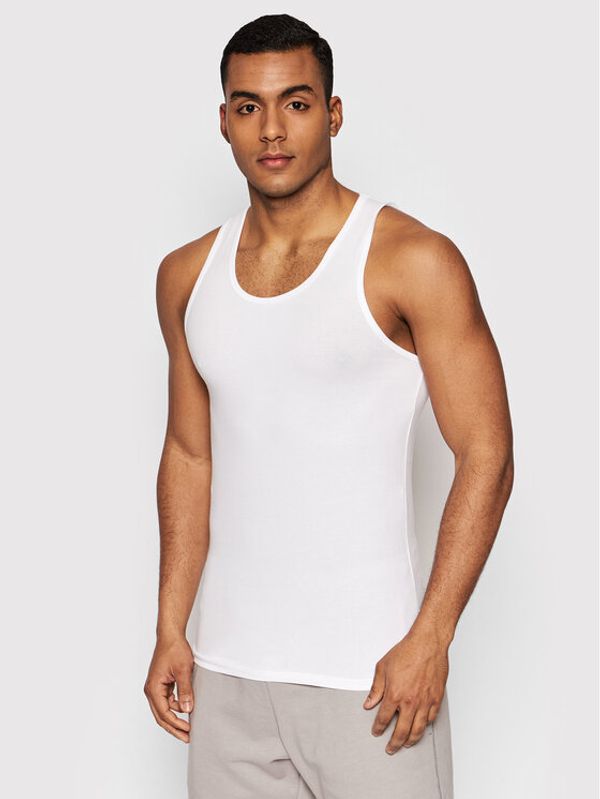 United Colors Of Benetton United Colors Of Benetton Мъжки топ 3OP82H257 Бял Regular Fit