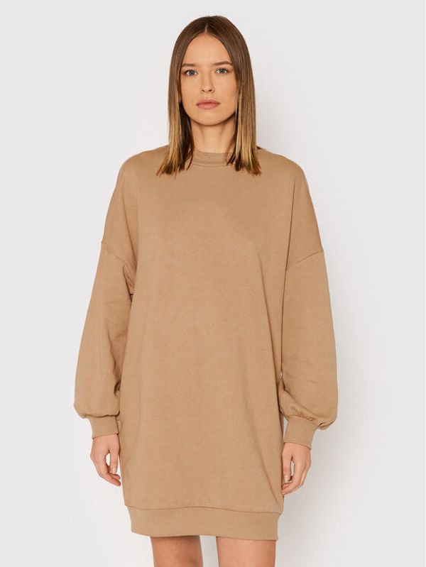 United Colors Of Benetton United Colors Of Benetton Плетена рокля 3QMHD100U Кафяв Regular Fit