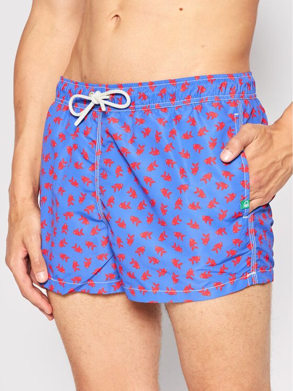 United Colors Of Benetton United Colors Of Benetton Плувни шорти 52J46X006 Син Regular Fit
