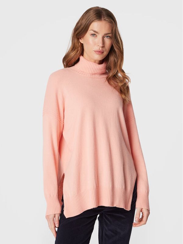 United Colors Of Benetton United Colors Of Benetton Поло 1035D201I Розов Loose Fit