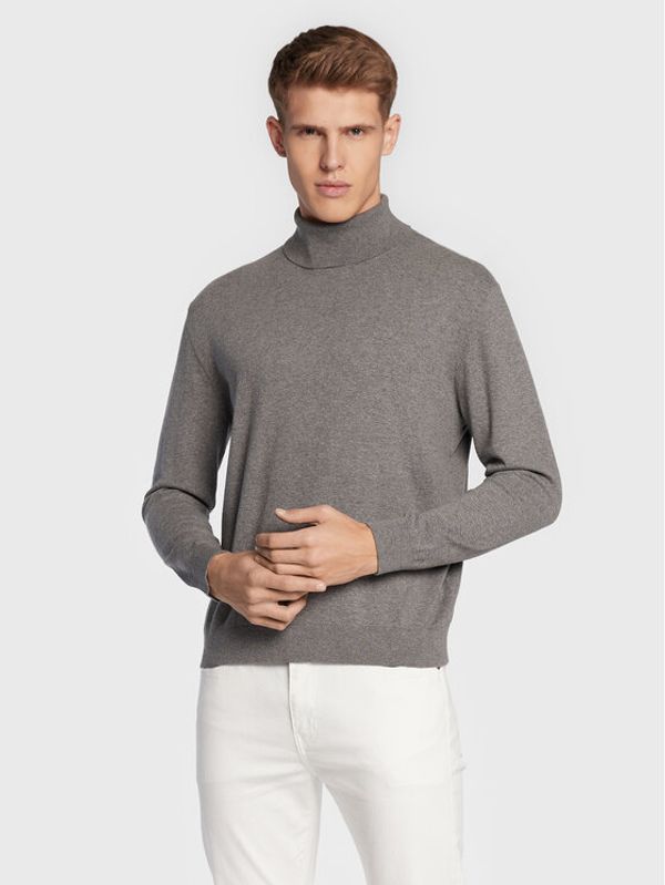 United Colors Of Benetton United Colors Of Benetton Поло 10CVU2519 Сив Regular Fit