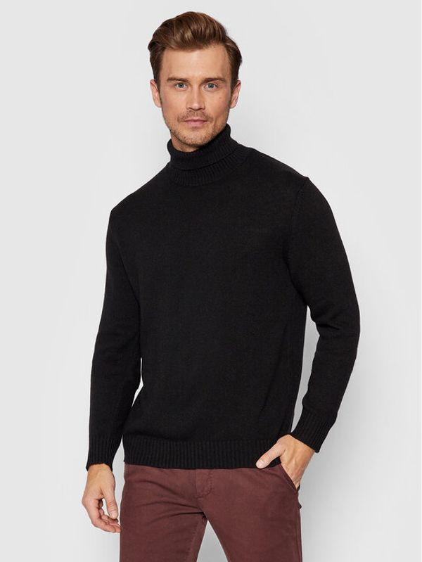 United Colors Of Benetton United Colors Of Benetton Поло 1235U2522 Черен Regular Fit