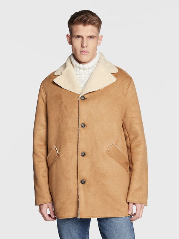 United Colors Of Benetton United Colors Of Benetton Преходно палто 23HVUN01R Кафяв Regular Fit