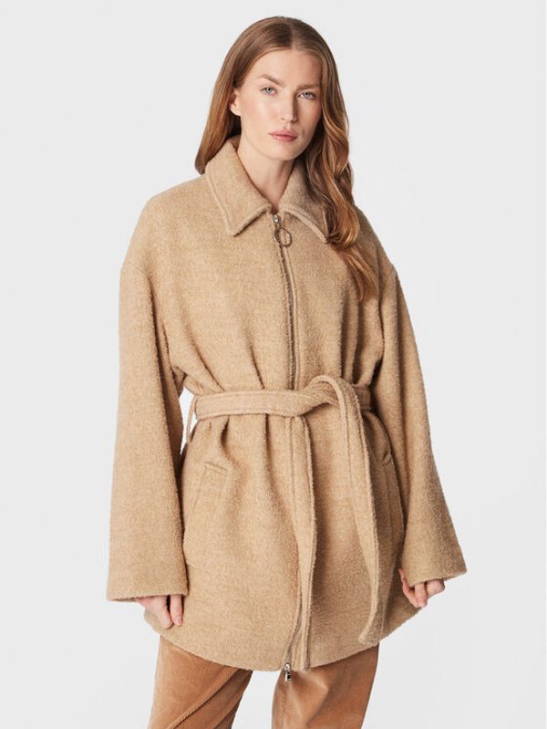 United Colors Of Benetton United Colors Of Benetton Преходно палто 2WDPDN00Z Бежов Regular Fit