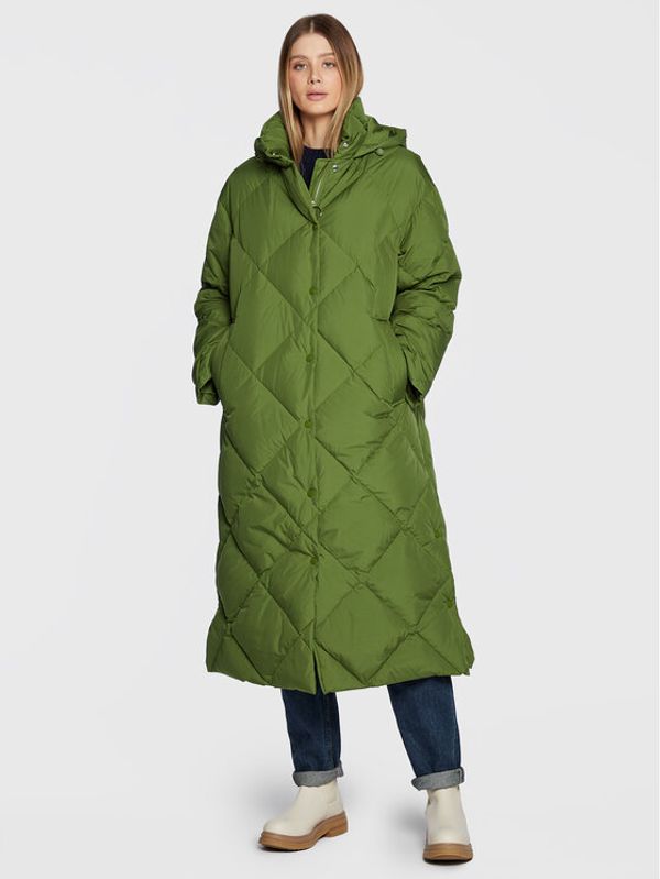 United Colors Of Benetton United Colors Of Benetton Пухено яке 200SDN01C Зелен Relaxed Fit