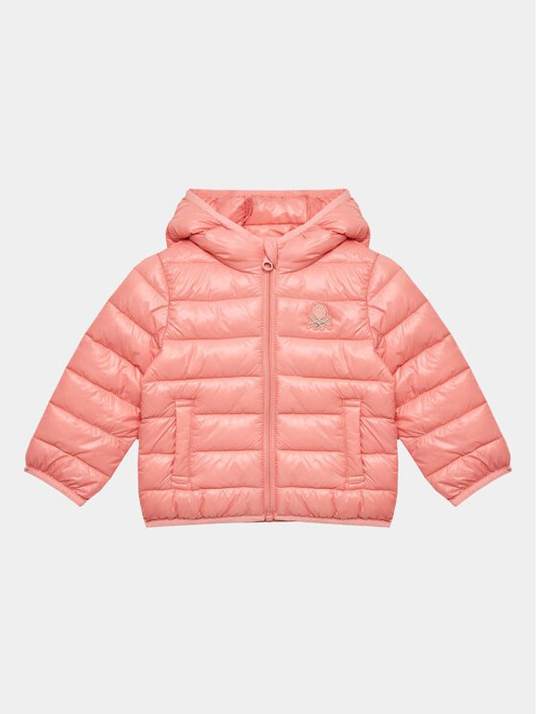 United Colors Of Benetton United Colors Of Benetton Пухено яке 21INGN011 Розов Regular Fit