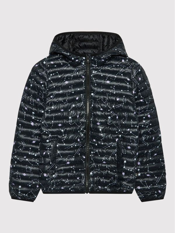 United Colors Of Benetton United Colors Of Benetton Пухено яке 23DJ53MQ0 Черен Regular Fit