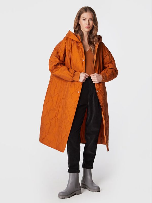 United Colors Of Benetton United Colors Of Benetton Пухено яке 25WUDN00T Кафяв Oversize