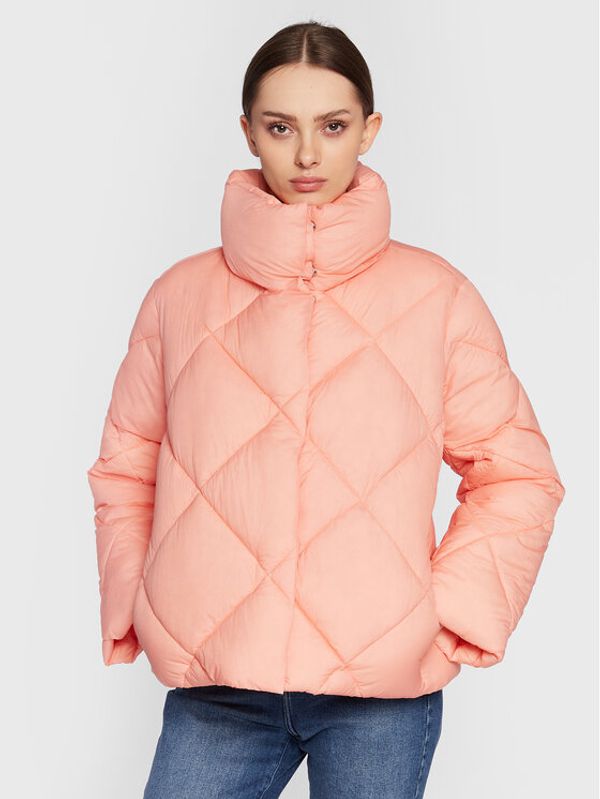 United Colors Of Benetton United Colors Of Benetton Пухено яке 25WUDN016 Оранжев Regular Fit