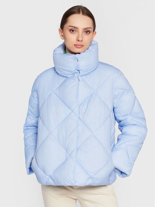 United Colors Of Benetton United Colors Of Benetton Пухено яке 25WUDN016 Син Regular Fit