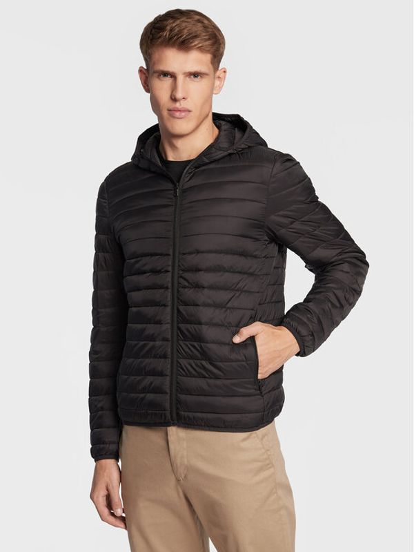 United Colors Of Benetton United Colors Of Benetton Пухено яке 2BA2UN013 Черен Slim Fit