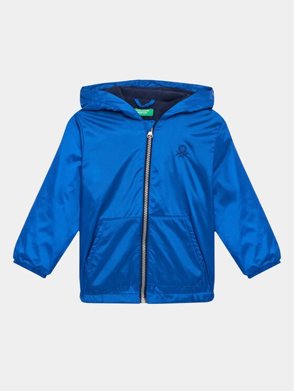 United Colors Of Benetton United Colors Of Benetton Пухено яке 2BL5GN01L Син Regular Fit