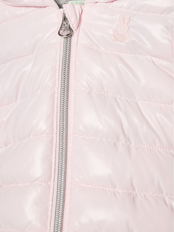 United Colors Of Benetton United Colors Of Benetton Пухено яке 2EO0AN00J Розов Regular Fit