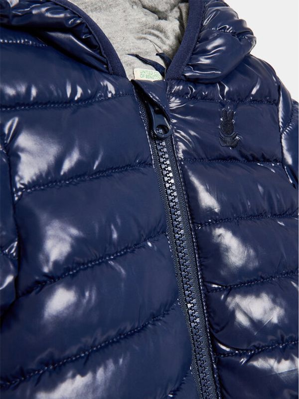 United Colors Of Benetton United Colors Of Benetton Пухено яке 2EO0AN00J Тъмносин Regular Fit