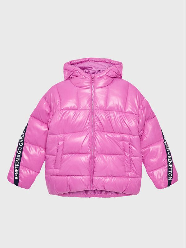 United Colors Of Benetton United Colors Of Benetton Пухено яке 2EO0CN00T Розов Regular Fit