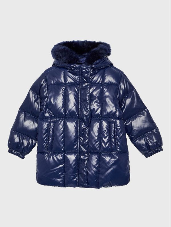 United Colors Of Benetton United Colors Of Benetton Пухено яке 2EO0CN011 Тъмносин Regular Fit