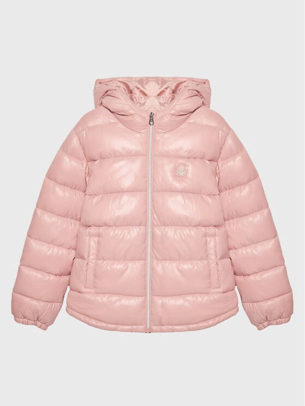 United Colors Of Benetton United Colors Of Benetton Пухено яке 2EO0CN012 Розов Regular Fit