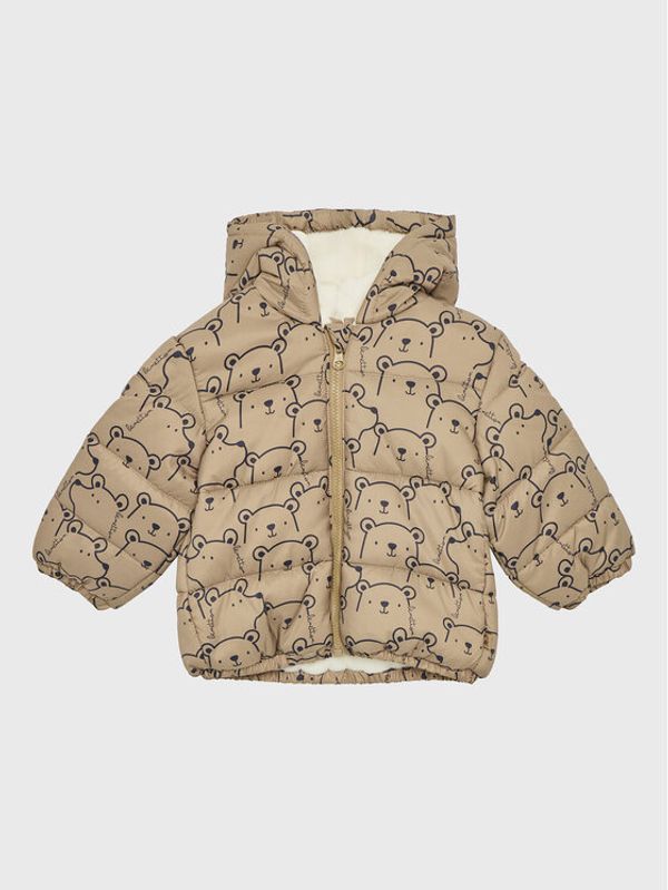 United Colors Of Benetton United Colors Of Benetton Пухено яке 2H4BAN009 Кафяв Regular Fit