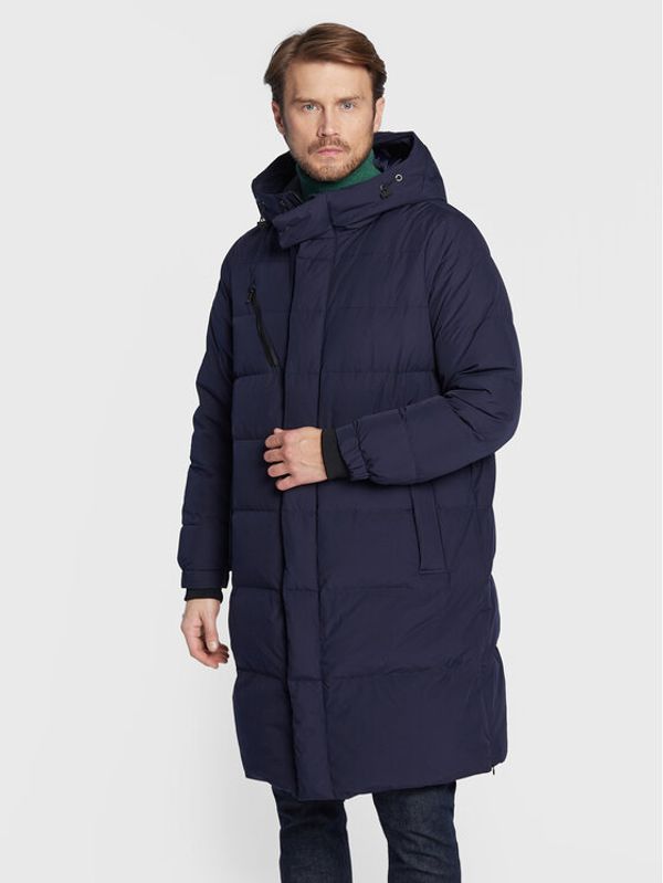 United Colors Of Benetton United Colors Of Benetton Пухено яке 2JF8UN01F Тъмносин Regular Fit