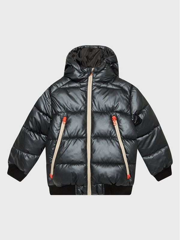 United Colors Of Benetton United Colors Of Benetton Пухено яке 2LZ7CN01K Черен Regular Fit