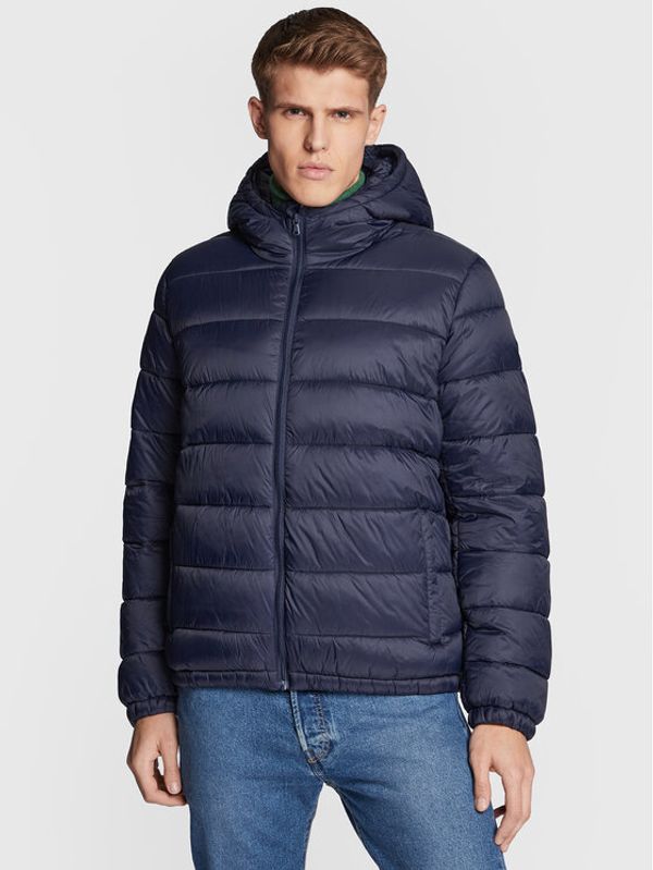 United Colors Of Benetton United Colors Of Benetton Пухено яке 2NIWUN01M Тъмносин Regular Fit