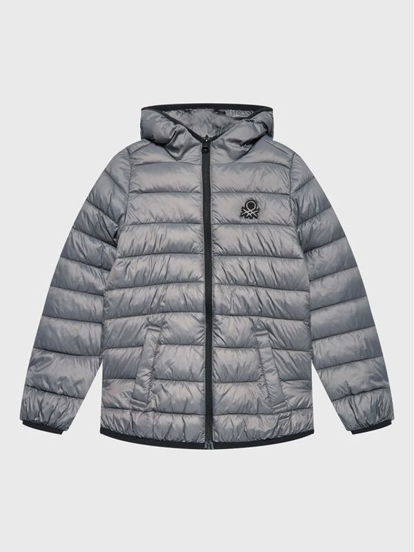 United Colors Of Benetton United Colors Of Benetton Пухено яке 2TWDCN018 Сив Regular Fit