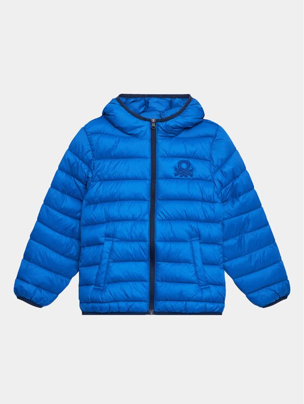 United Colors Of Benetton United Colors Of Benetton Пухено яке 2TWDCN025 Син Regular Fit