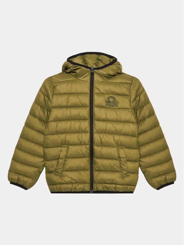 United Colors Of Benetton United Colors Of Benetton Пухено яке 2TWDCN025 Жълт Regular Fit