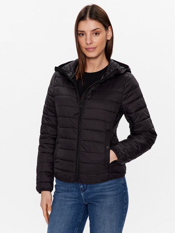 United Colors Of Benetton United Colors Of Benetton Пухено яке 2TWDDN024 Черен Regular Fit