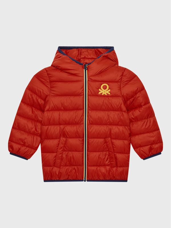 United Colors Of Benetton United Colors Of Benetton Пухено яке 2TWDGN00G Червен Regular Fit