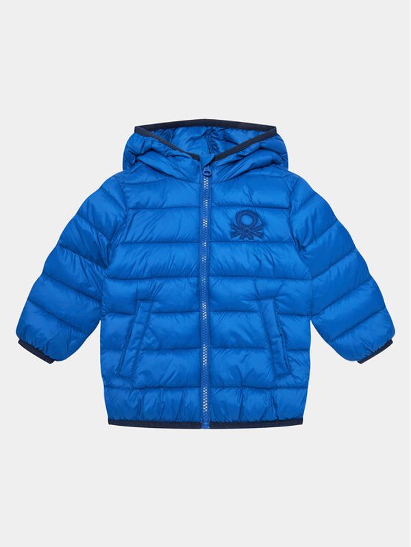 United Colors Of Benetton United Colors Of Benetton Пухено яке 2TWDGN016 Син Regular Fit