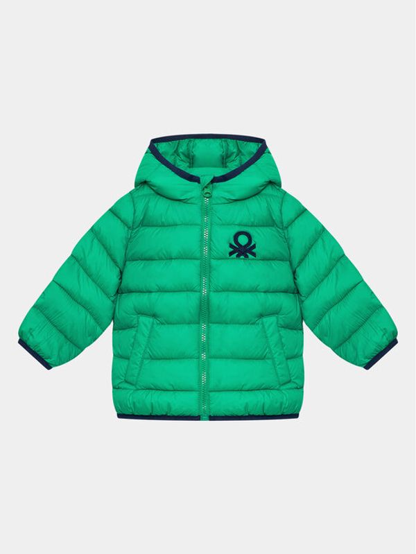 United Colors Of Benetton United Colors Of Benetton Пухено яке 2TWDGN016 Зелен Regular Fit