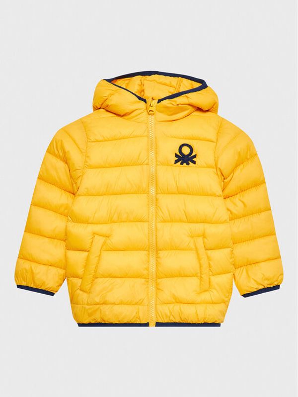 United Colors Of Benetton United Colors Of Benetton Пухено яке 2TWDGN016 Жълт Regular Fit