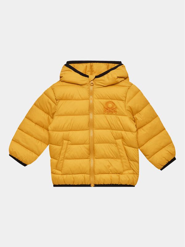 United Colors Of Benetton United Colors Of Benetton Пухено яке 2TWDGN016 Жълт Regular Fit