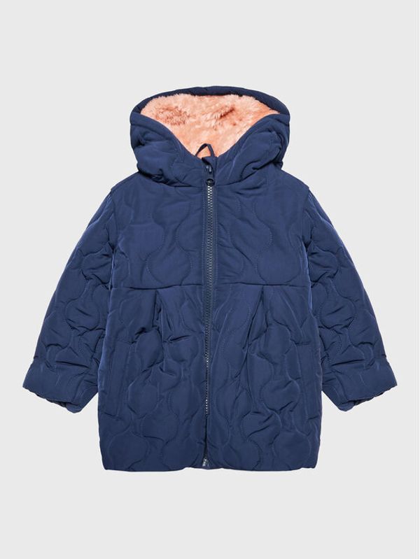 United Colors Of Benetton United Colors Of Benetton Пухено яке 2VGLGN00S Тъмносин Regular Fit