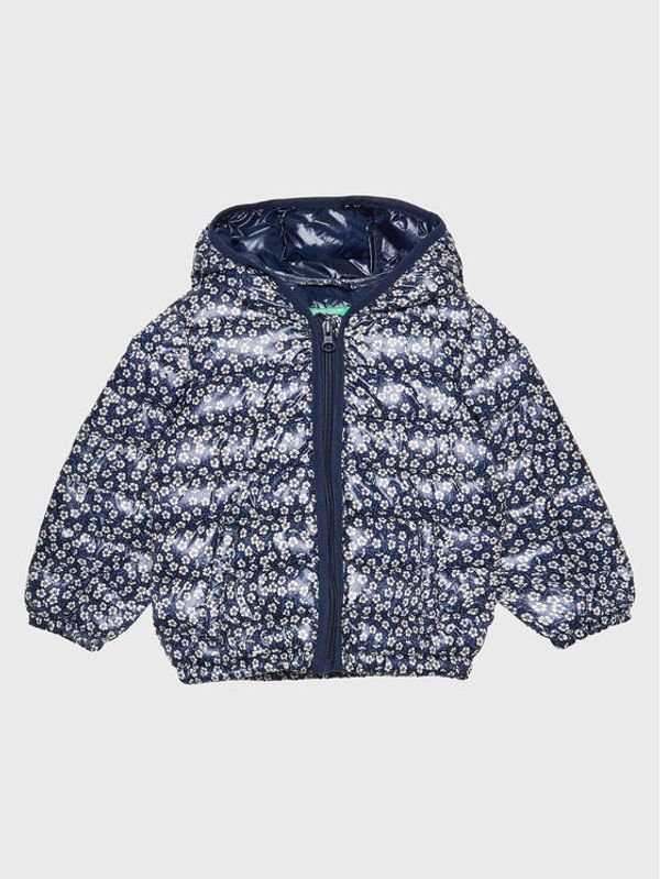 United Colors Of Benetton United Colors Of Benetton Пухено яке 2VLQGN00D Тъмносин Regular Fit