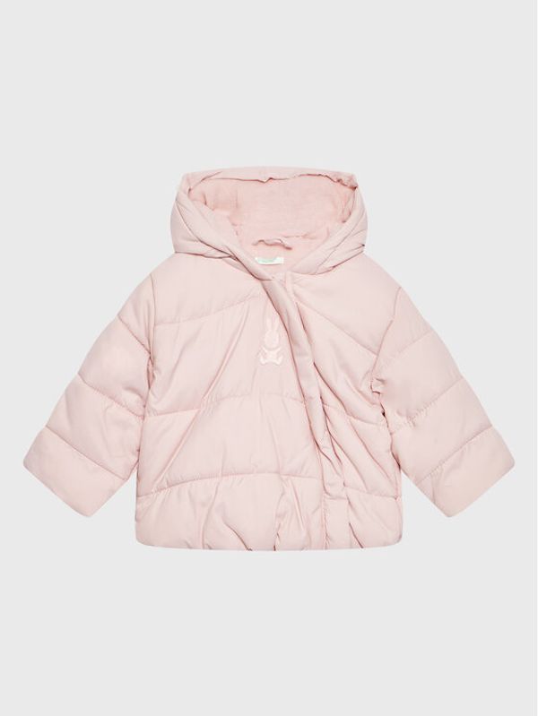 United Colors Of Benetton United Colors Of Benetton Пухено яке 2WU0535DE Розов Regular Fit