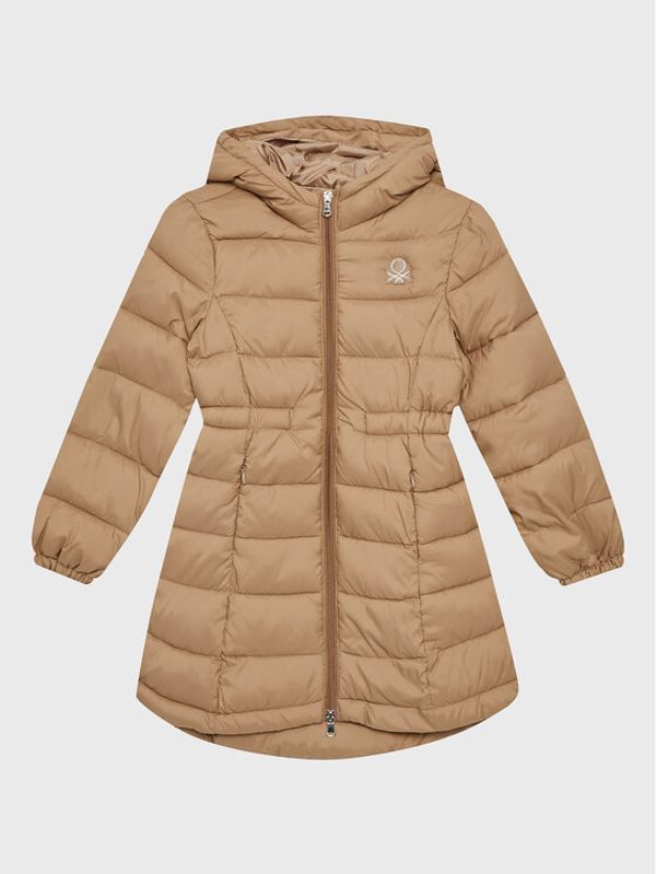United Colors Of Benetton United Colors Of Benetton Пухено яке 2WU0CN010 Бежов Regular Fit