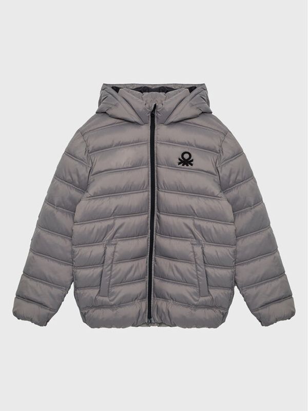 United Colors Of Benetton United Colors Of Benetton Пухено яке 2WU0CN016 Сив Regular Fit