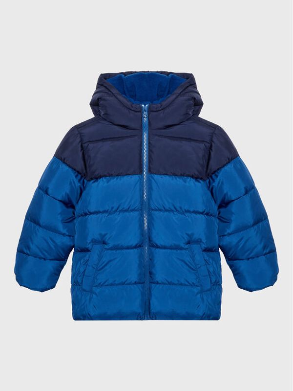 United Colors Of Benetton United Colors Of Benetton Пухено яке 2WU0CN01C Син Regular Fit