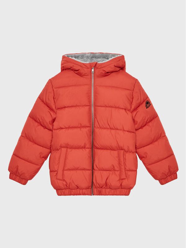 United Colors Of Benetton United Colors Of Benetton Пухено яке 2WU0CN01D Червен Regular Fit