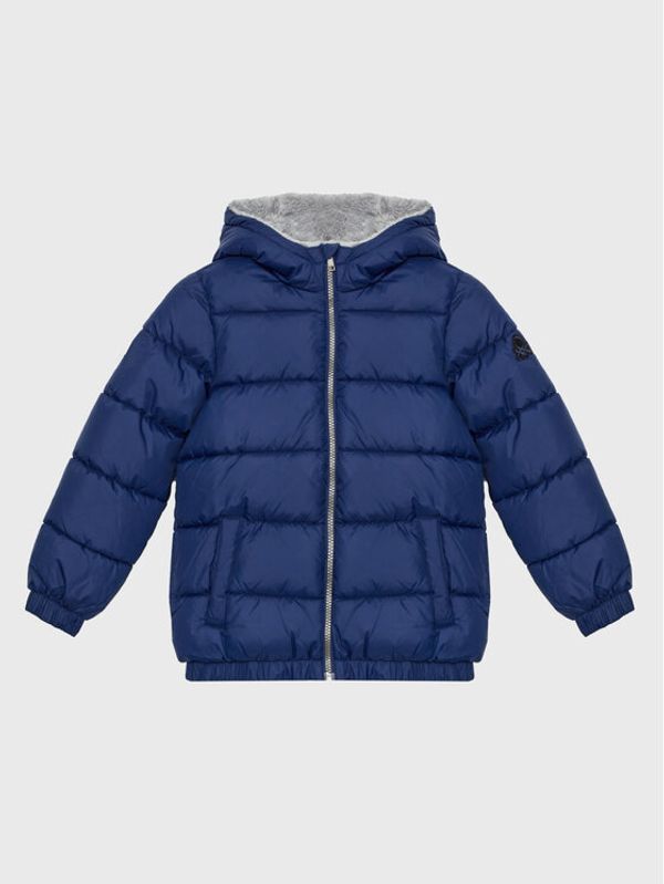 United Colors Of Benetton United Colors Of Benetton Пухено яке 2WU0CN01D Тъмносин Regular Fit