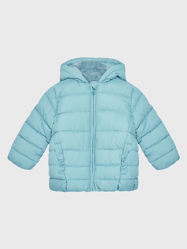 United Colors Of Benetton United Colors Of Benetton Пухено яке 2WU0GN00R Син Regular Fit