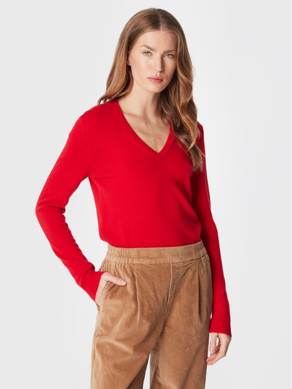 United Colors Of Benetton United Colors Of Benetton Пуловер 1002D4488 Червен Regular Fit