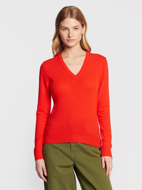 United Colors Of Benetton United Colors Of Benetton Пуловер 1002D4488 Червен Regular Fit