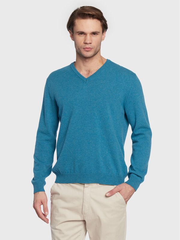 United Colors Of Benetton United Colors Of Benetton Пуловер 1002U4407 Син Regular Fit