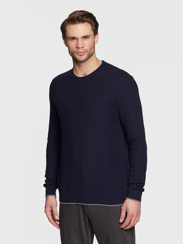 United Colors Of Benetton United Colors Of Benetton Пуловер 101CK101R Тъмносин Regular Fit