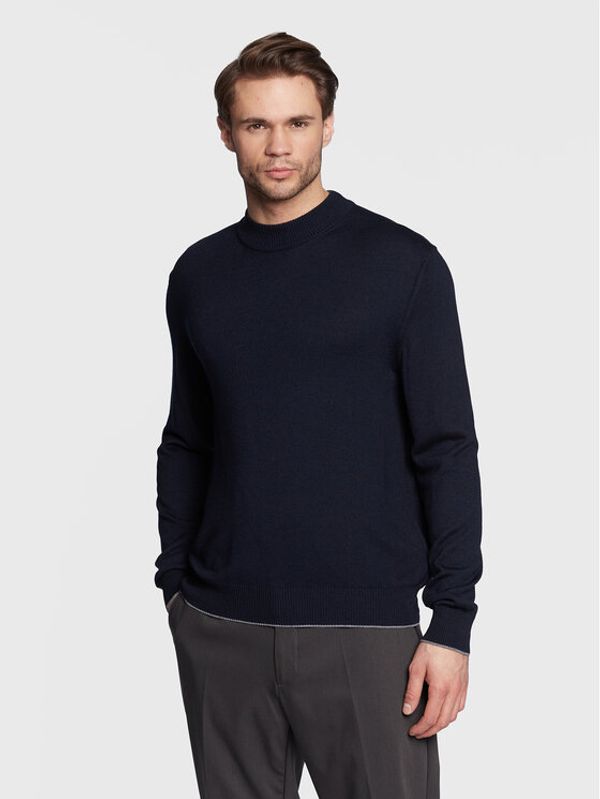 United Colors Of Benetton United Colors Of Benetton Пуловер 1025K101Q Тъмносин Regular Fit