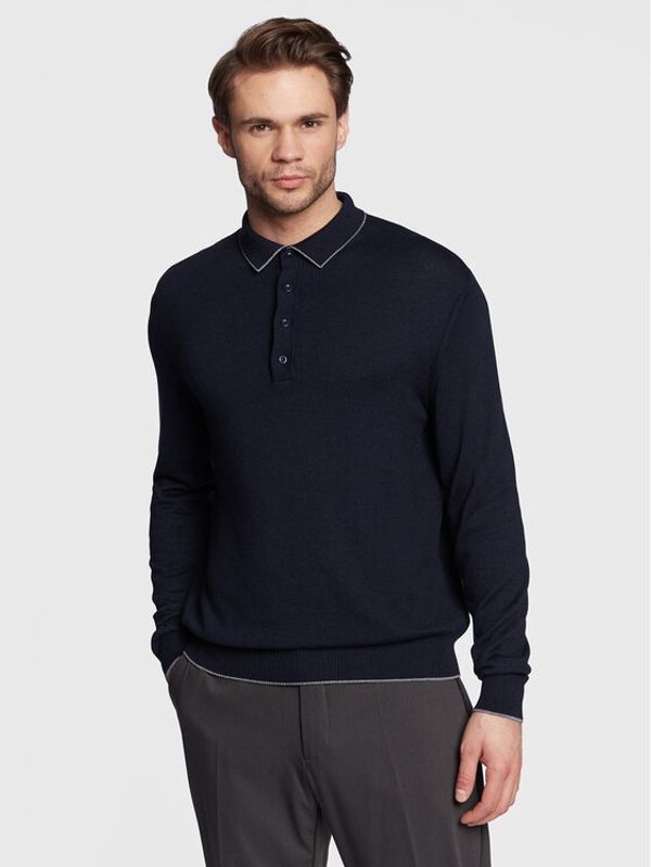 United Colors Of Benetton United Colors Of Benetton Пуловер 1025U300C Тъмносин Regular Fit