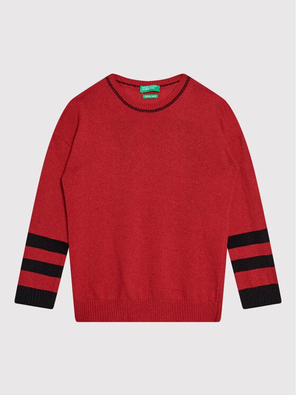 United Colors Of Benetton United Colors Of Benetton Пуловер 1032Q1128 Червен Regular Fit